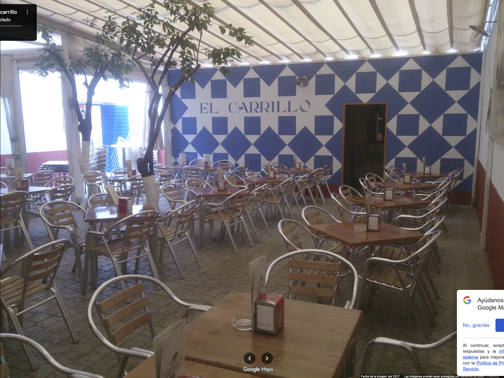 Terraza de El Carrillo