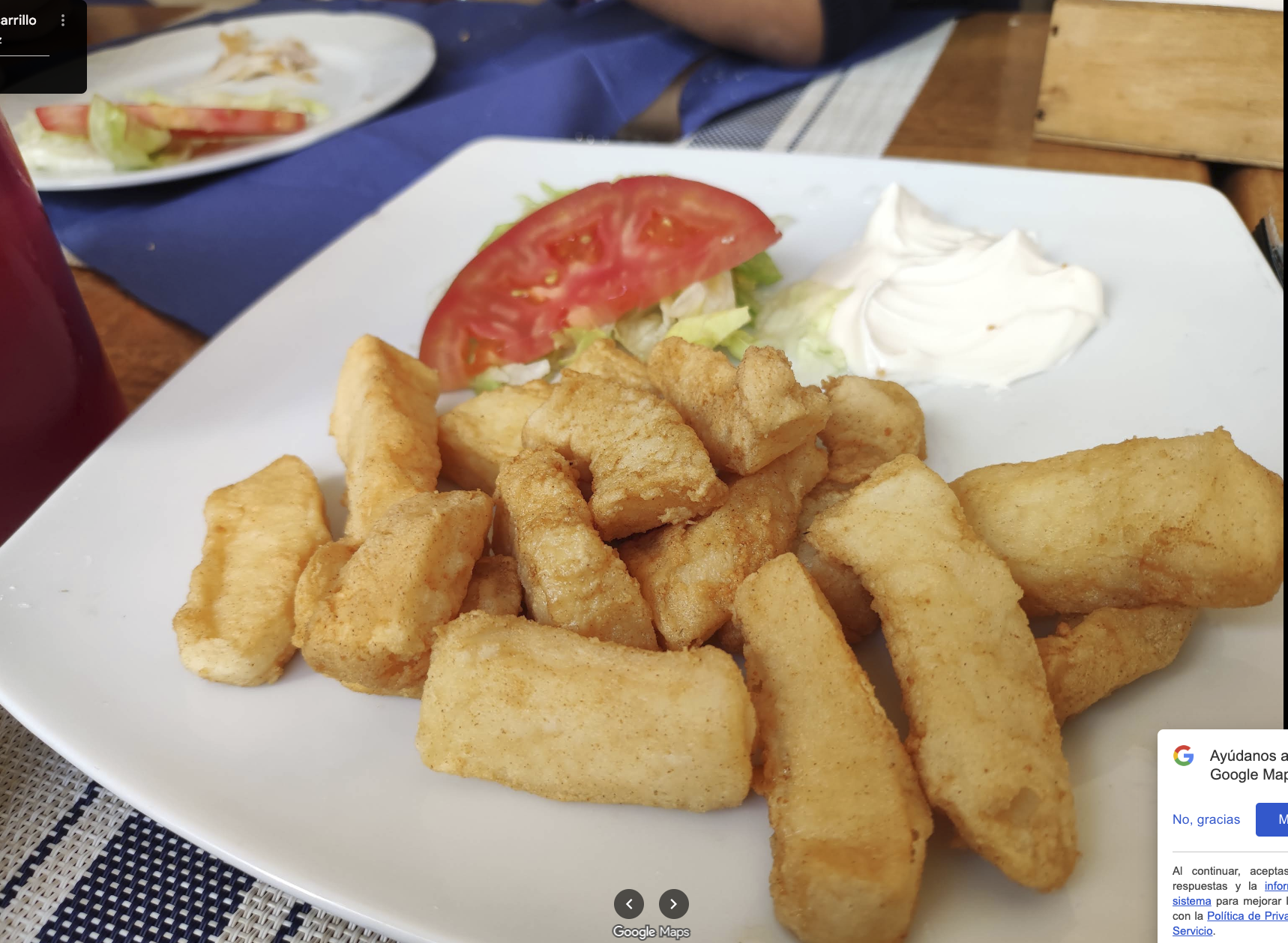 Pescado frito